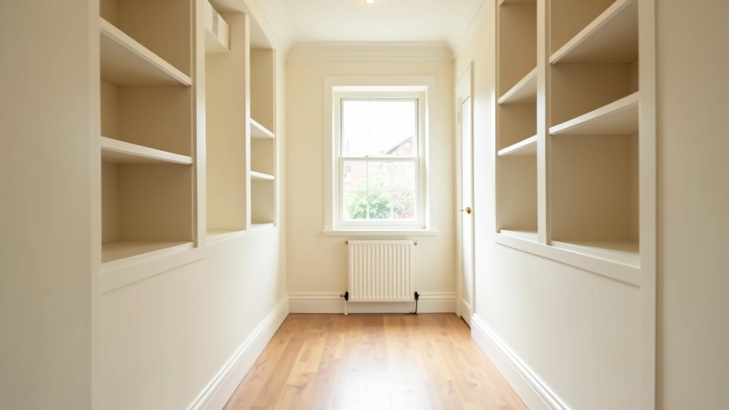 Victorian terrace hallway with built-in storage solutions